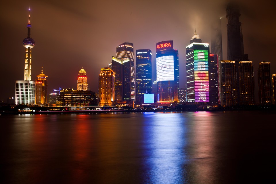Pudong at night